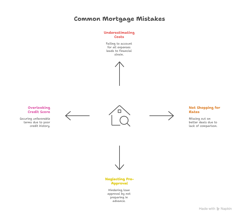10 Common Mortgage Mistakes to Avoid When Buying Your First Home